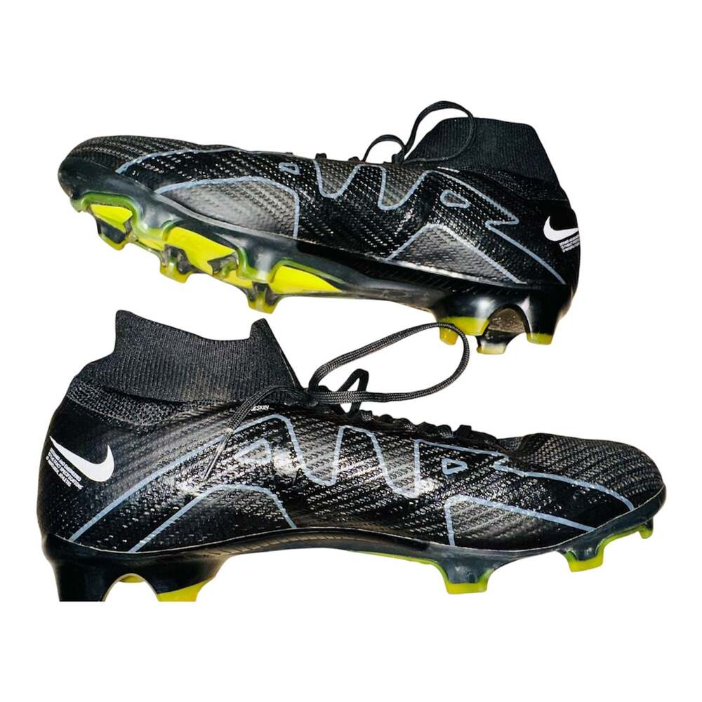 Nike Zoom Mercurial Superfly 9 Pro FG Soccer Cleats - Black/Volt Size 7